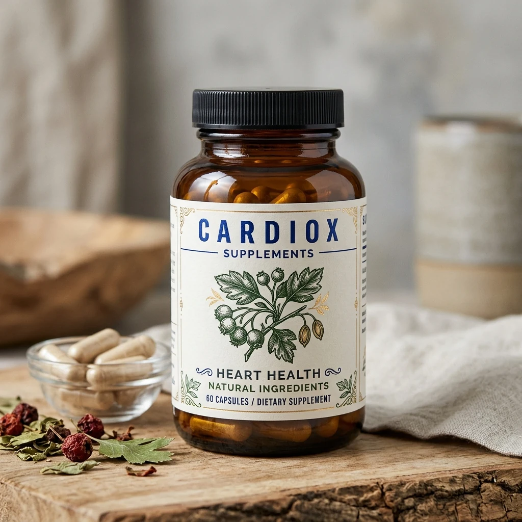 CardioX vascular wellness support supplement bottle